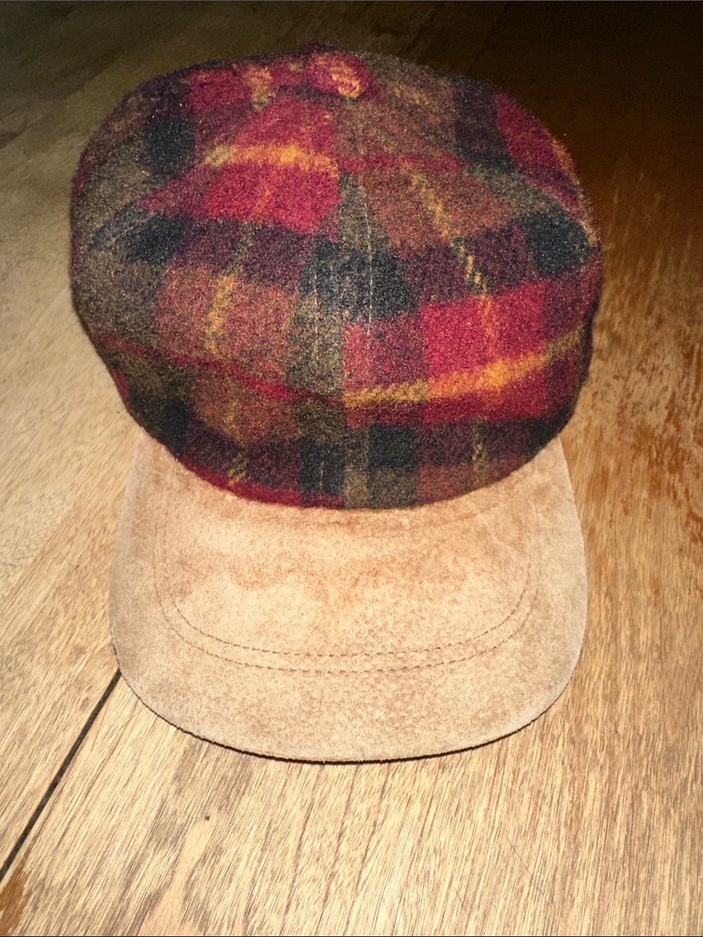 Vintage London Fog Plaid Wool Hat